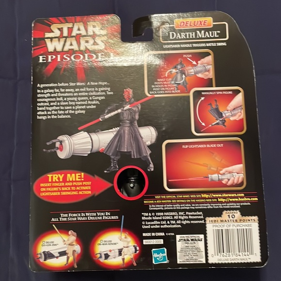 Star Wars Episode I Darth Maul Action Figure - Picture 3 of 3